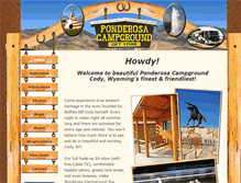 Tablet Screenshot of codyponderosa.com